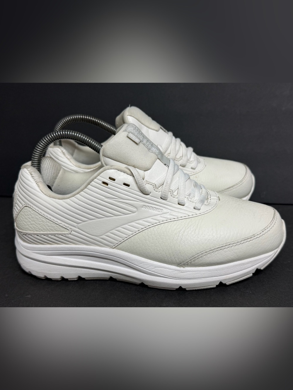 Brooks Addiction Walker 2 Women’s Athletic Walking Shoes Size 7.5 White (Wide) - Picture 5 of 9